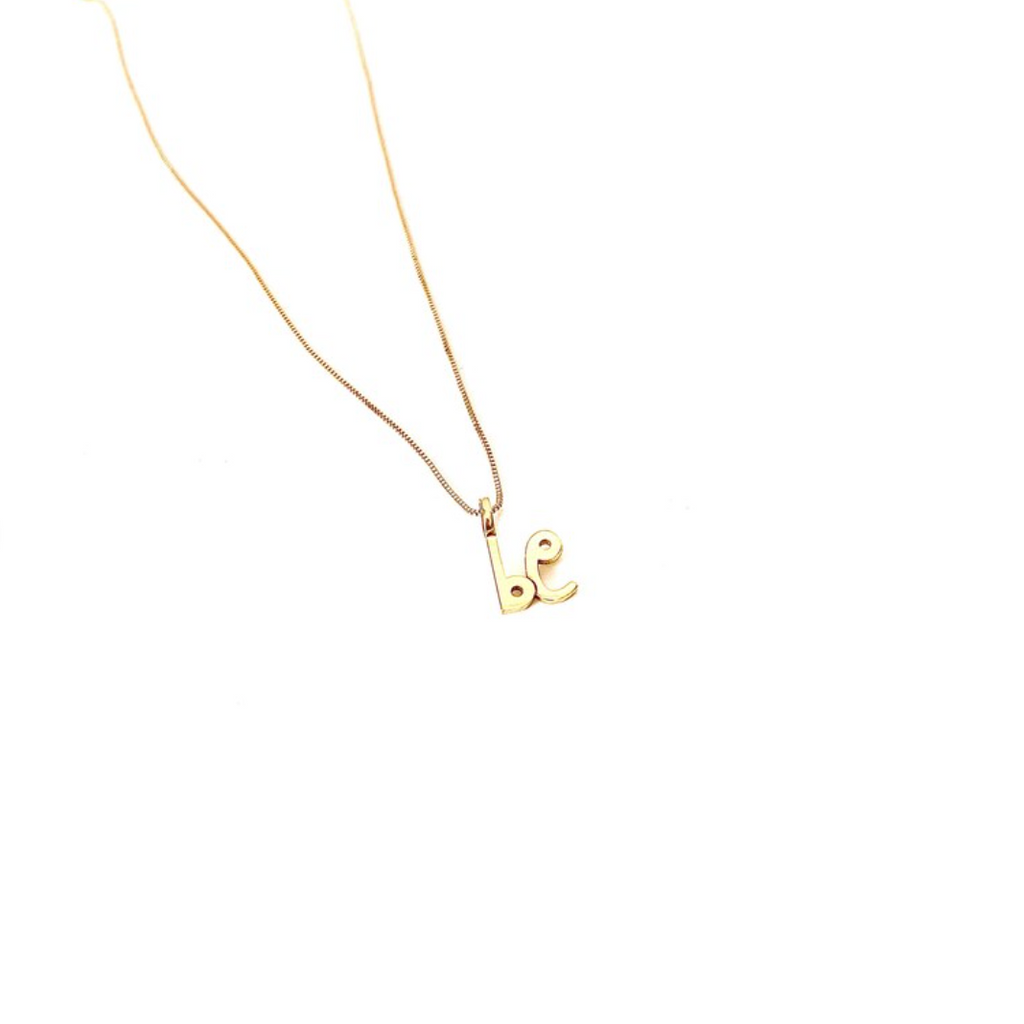 Meaningful Gold Pendant with Necklace
